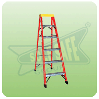Fiberglass Self Supported Step Ladder SSS-PPE-FP-FSSSL-941
