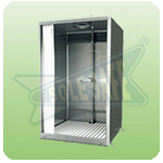 Stainless Steel Cabinet Type Eye Wash And Shower