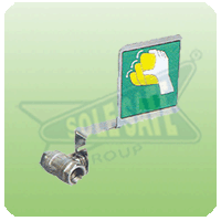 SS Eye Wash Valve With SS Push Handle SSS-PPE-ESS-EWV-AC10-SS