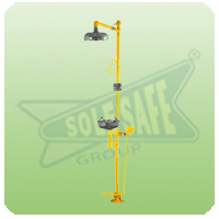 Shower Cum Eye Wash (Hand Operated / Foot Operated) SSS-PPE-ESS-SCEW(H/F)-1004A-GI+SS