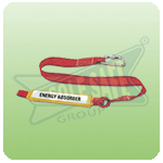 Shock Absorbing Webbing Lanyards