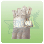 Pure Chrome Leather Reversable Hand Gloves