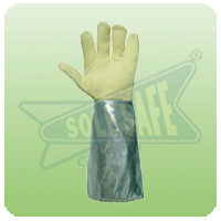 Aluminised Fiber Glass Gentex/Newtex Fabric Hand Gloves SSS-PPE-HAP-AFGGFHG-543