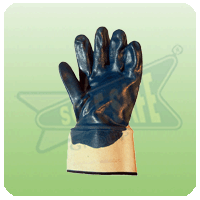 Nitrile Palm Coated Knit Lined Safety Cuff Gloves SSS-PPE-HAP-NPCKLSCG-507