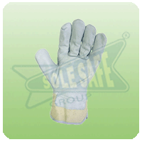 Pure Chrome Canvas Leather Hand Gloves SSS-PPE-HAP-PCCLHG-520F