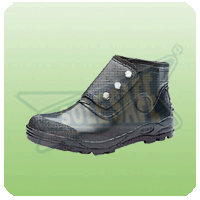 Rubber Shoes With Steel Toe & Button SSS-PPE-ISS-RSWSTAB-1128