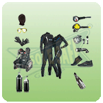Under Water Diving Kit / Suit A