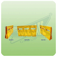 Airport Interlocking Barricades With Three Vents SSS-TRS-AIB-1377B