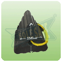 Triangular Type Wheel Chock Small Vehicle SSS-TRS-TWC-1355