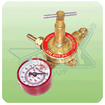 Single Stage Regulator With Single Gauge Brass